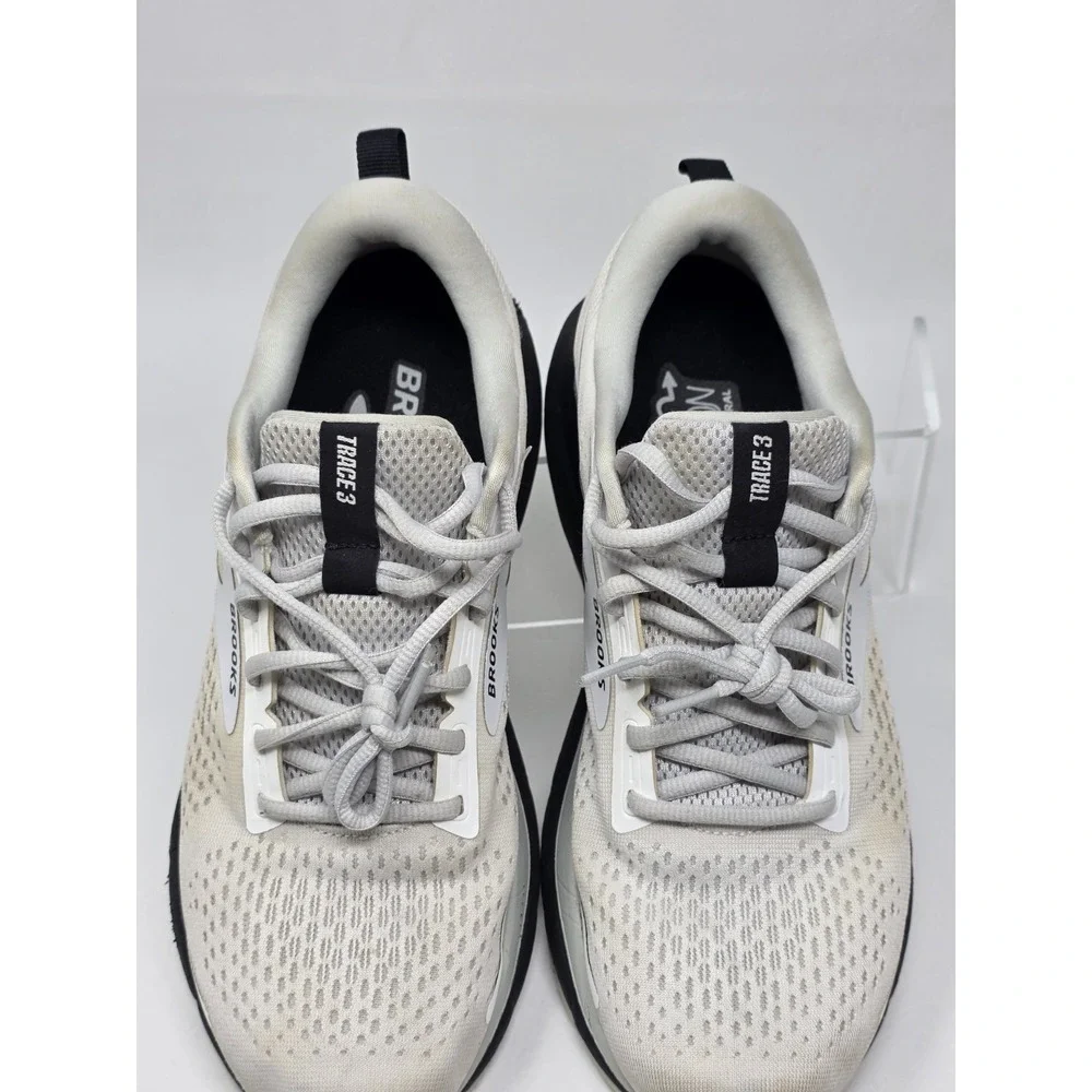 Brooks Women's Trace 3 Running Shoes White/Oyster Size 10 Medium/B Pre-owned